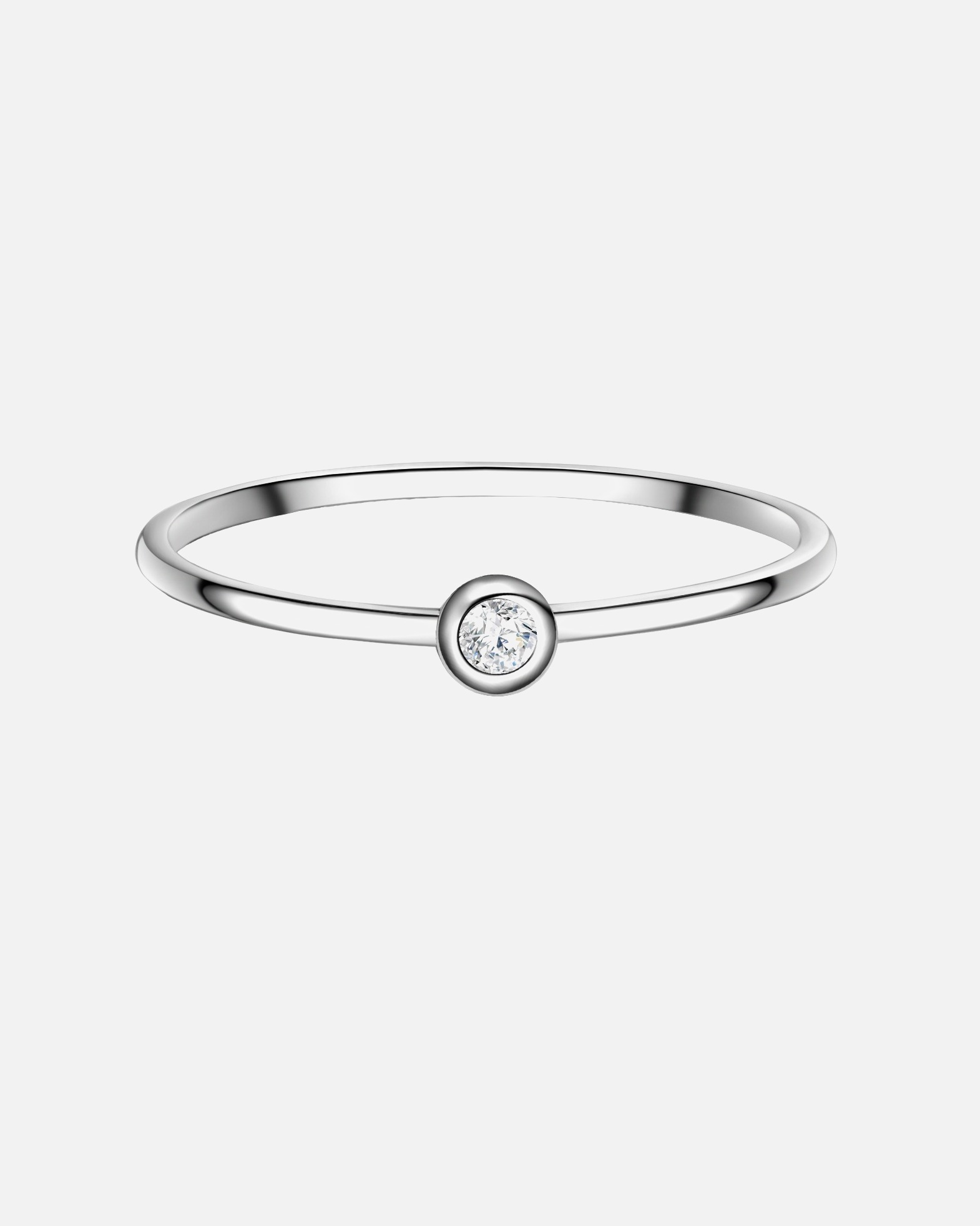 Ring für Weiblich Glanzstücke München Ring Sterling Silber Zirkonia in Silber 48
