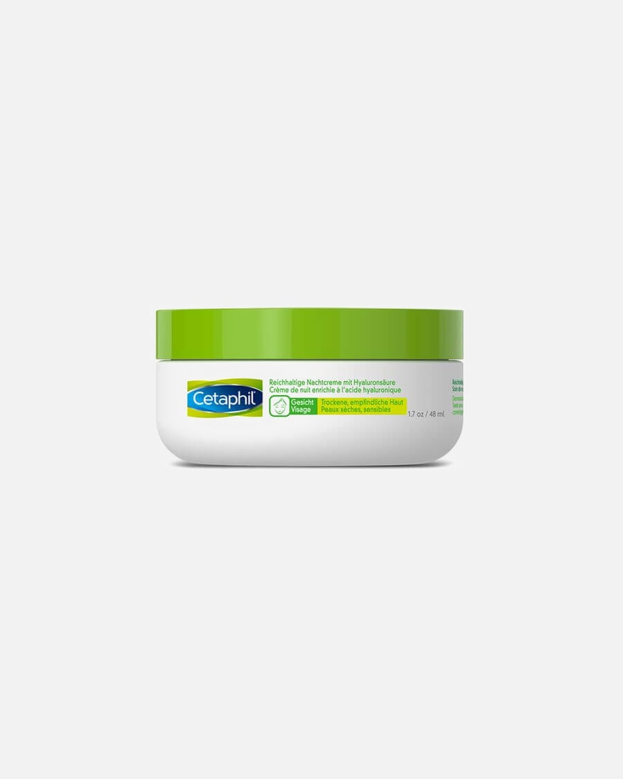 Nachtcreme für Unisex Cetaphil CETAPHIL reichhaltige Nachtcreme mit Hyaluronsäure 48 ml