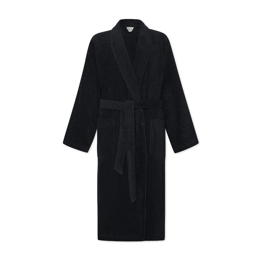 Möve Schalkragenmantel Homewear black