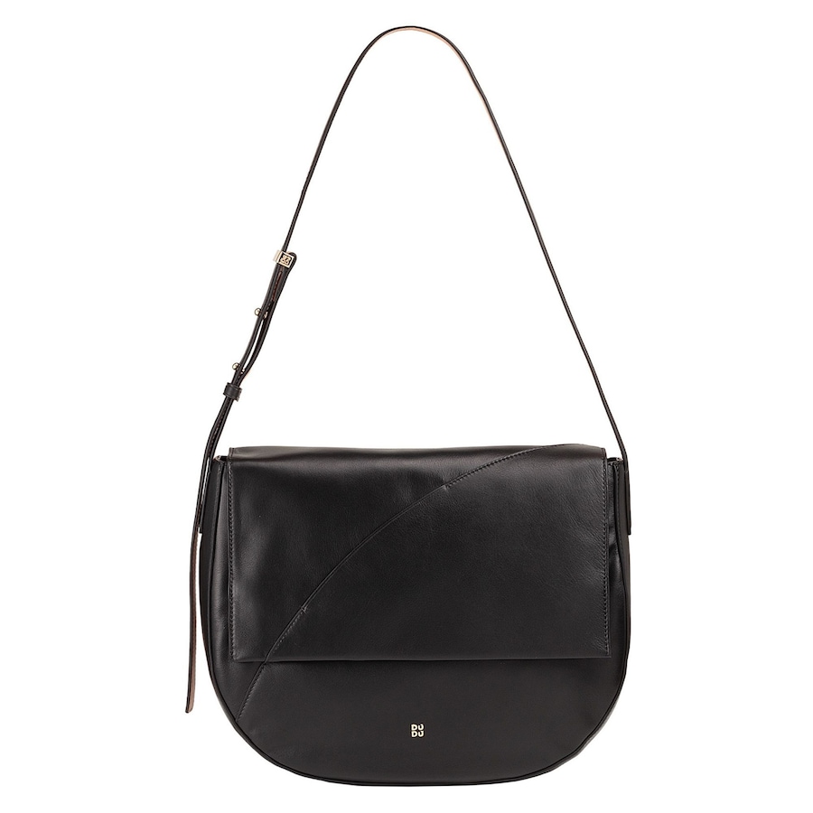 DuDu Formentera Schultertasche black rose Schwarz Damen