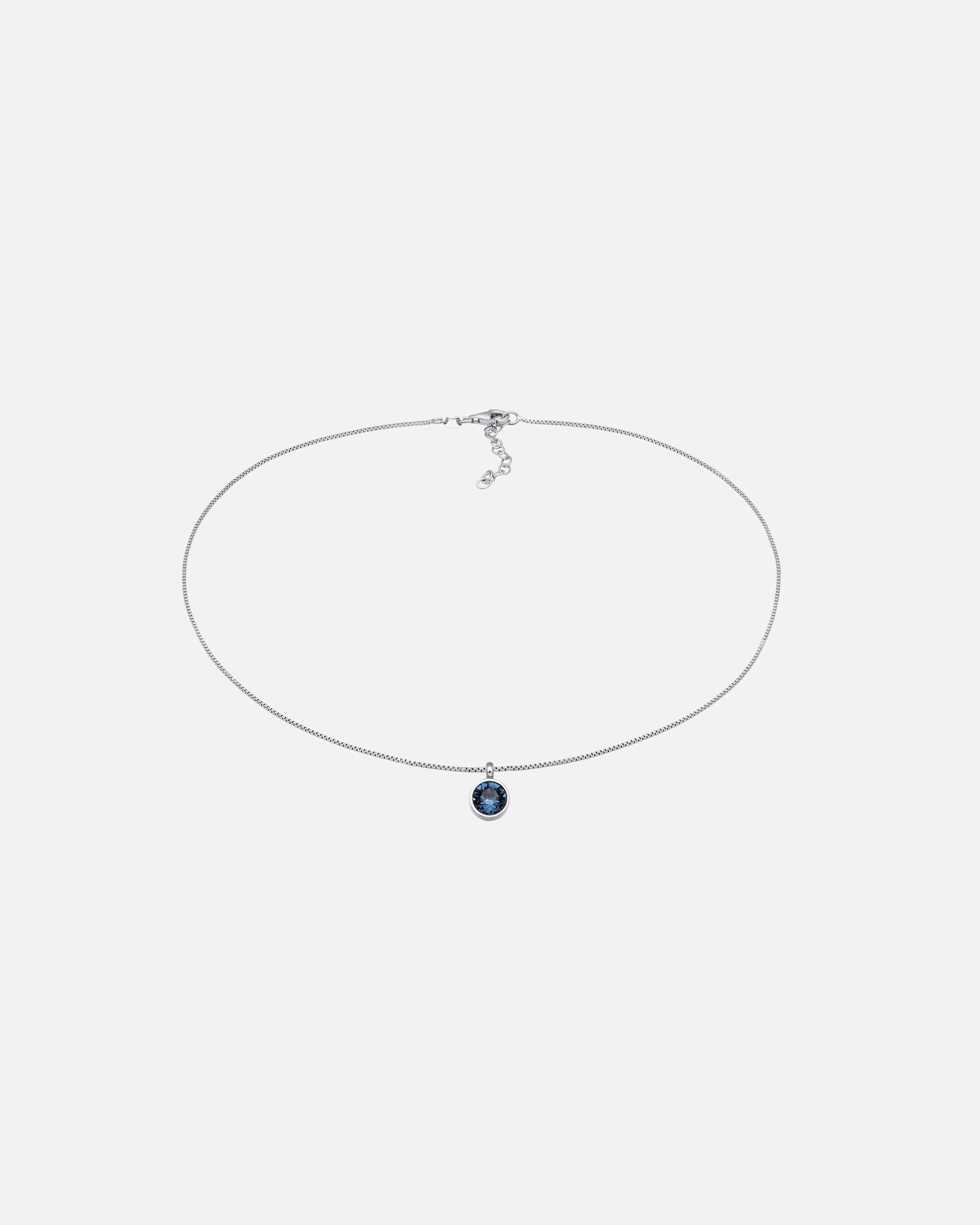 Halskette für Weiblich Elli Solitär Venezianerkette 925 Silber, mit Kristallen von Swarovski® 36