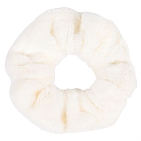 SOHO Teddie Scrunchie Weiß Weiss Damen