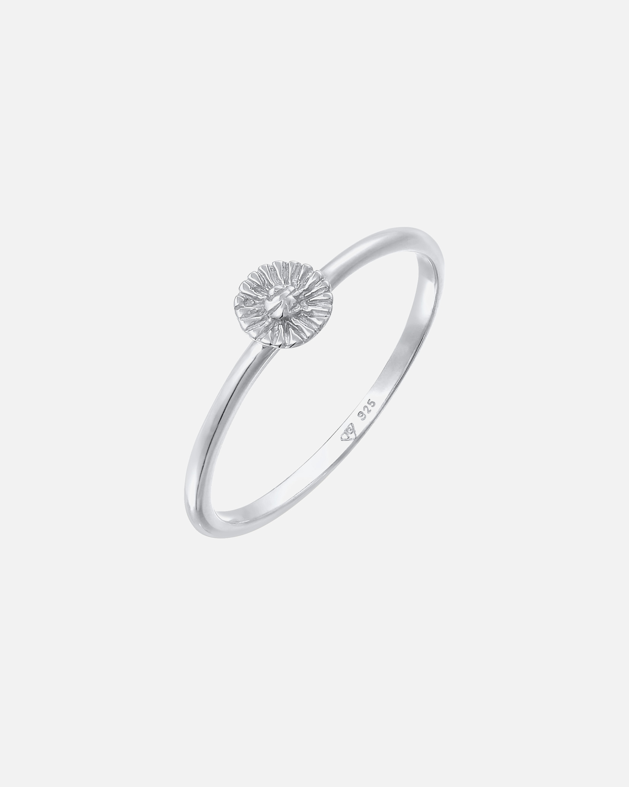 Ring für Weiblich Elli Elli Ring Blüte Blume Flower Hippie 925 Silber 54