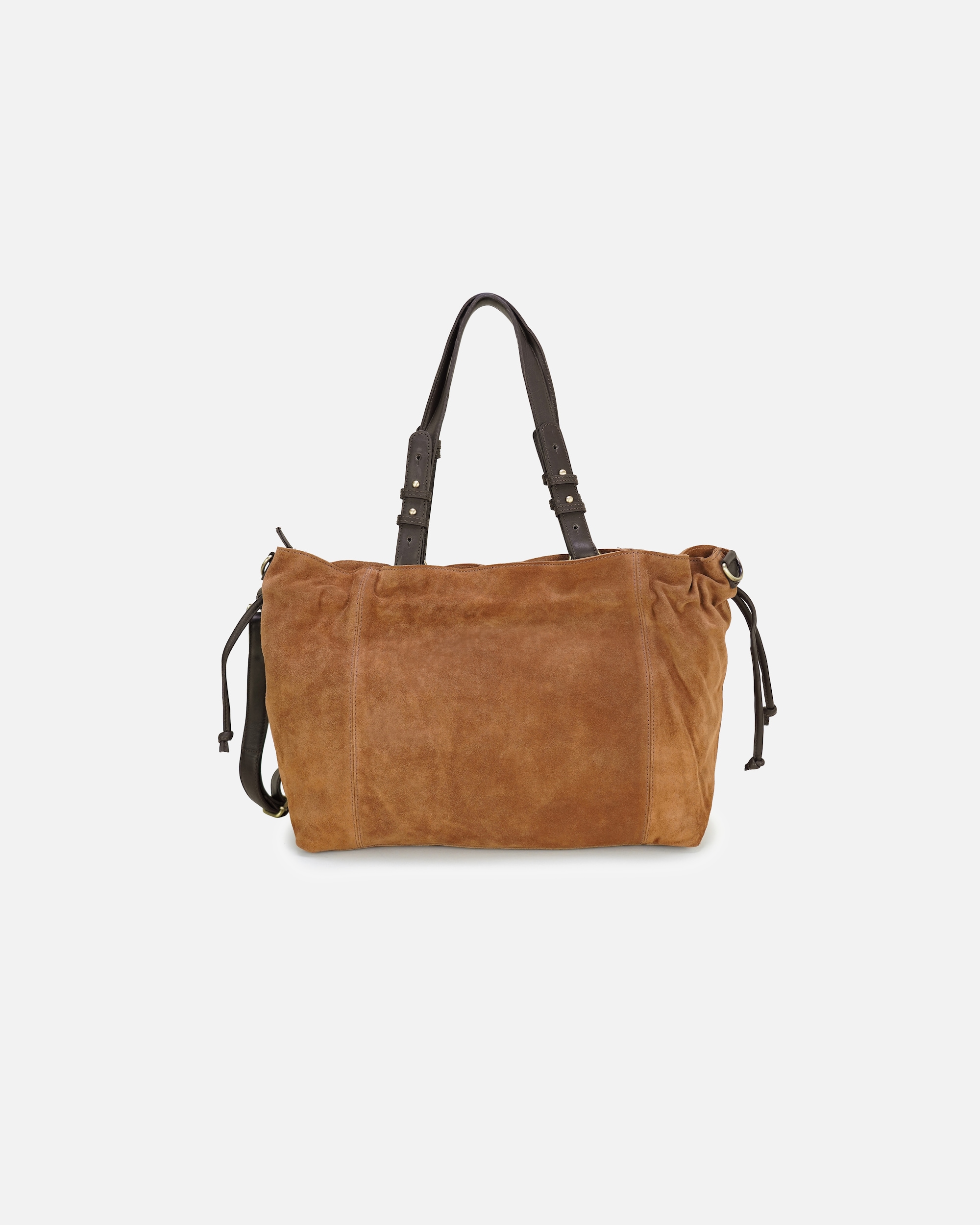 Umhängetasche für Unisex HARPA Shopper MILLA mit langem Tragehenkel caramel braun
