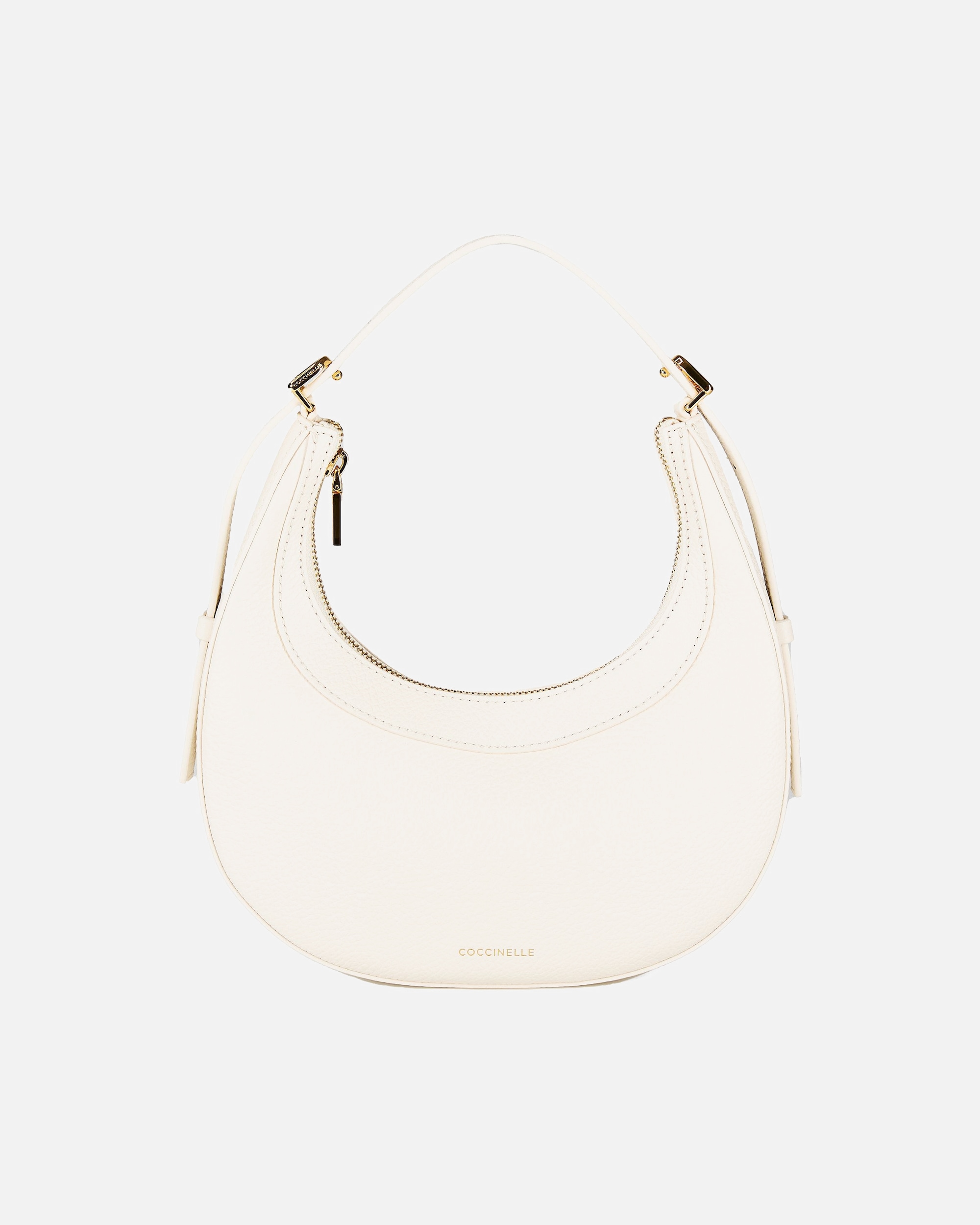 Umhängetasche für Weiblich Coccinelle Whisper Henkeltasche pearl