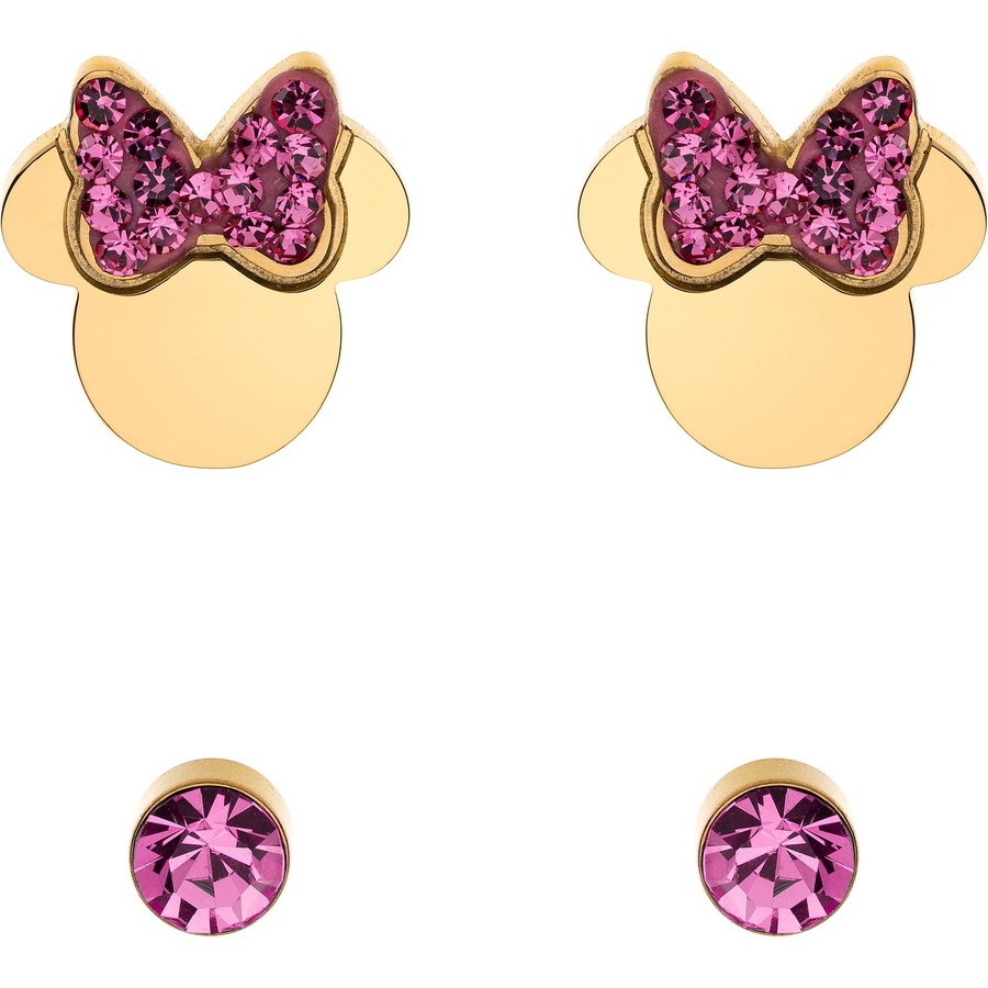 DISNEY Jewelry Kinderohrring Edelstahl pink Damen
