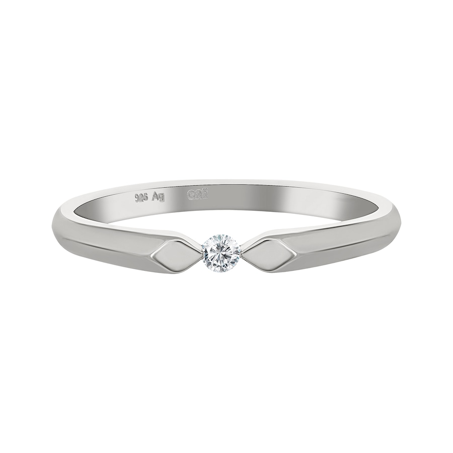 caï Ring 925/- Sterling Silber Zirkonia 056 (17,8) Damen