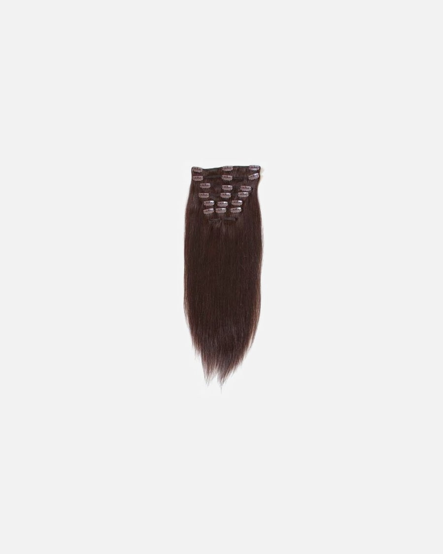 Extensions für Unisex Fashiongirl Fashiongirl Clip-in Extensions Feuerrot - 65 cm #2 Dunkelbraun - 65 cm