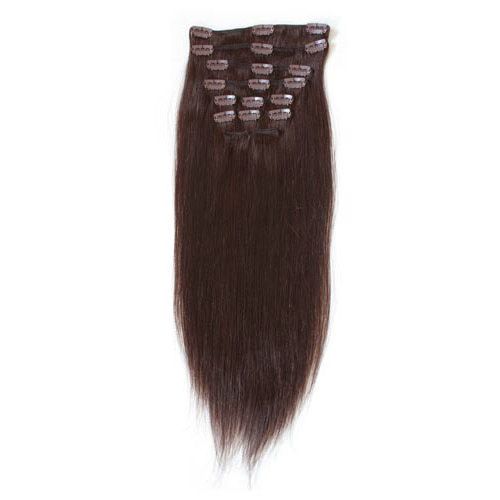 Fashiongirl Clip-in Extensions #1B Tiefschwarz - 40 cm #2 Dunkelbraun 50