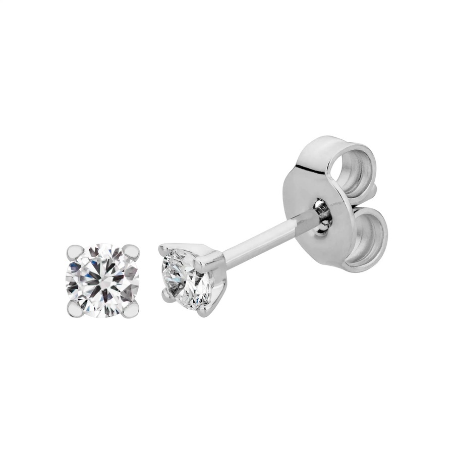 Lyomi Ohrstecker 585/- Gold Diamant Lab Grown weiß 0,20ct. Damen