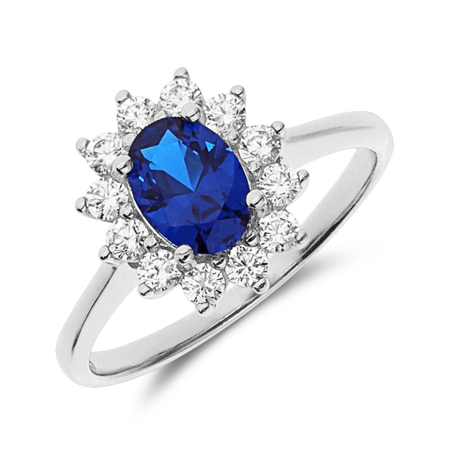 Lucardi Ring 925 Silber - Silberfarbig 55mm Damen