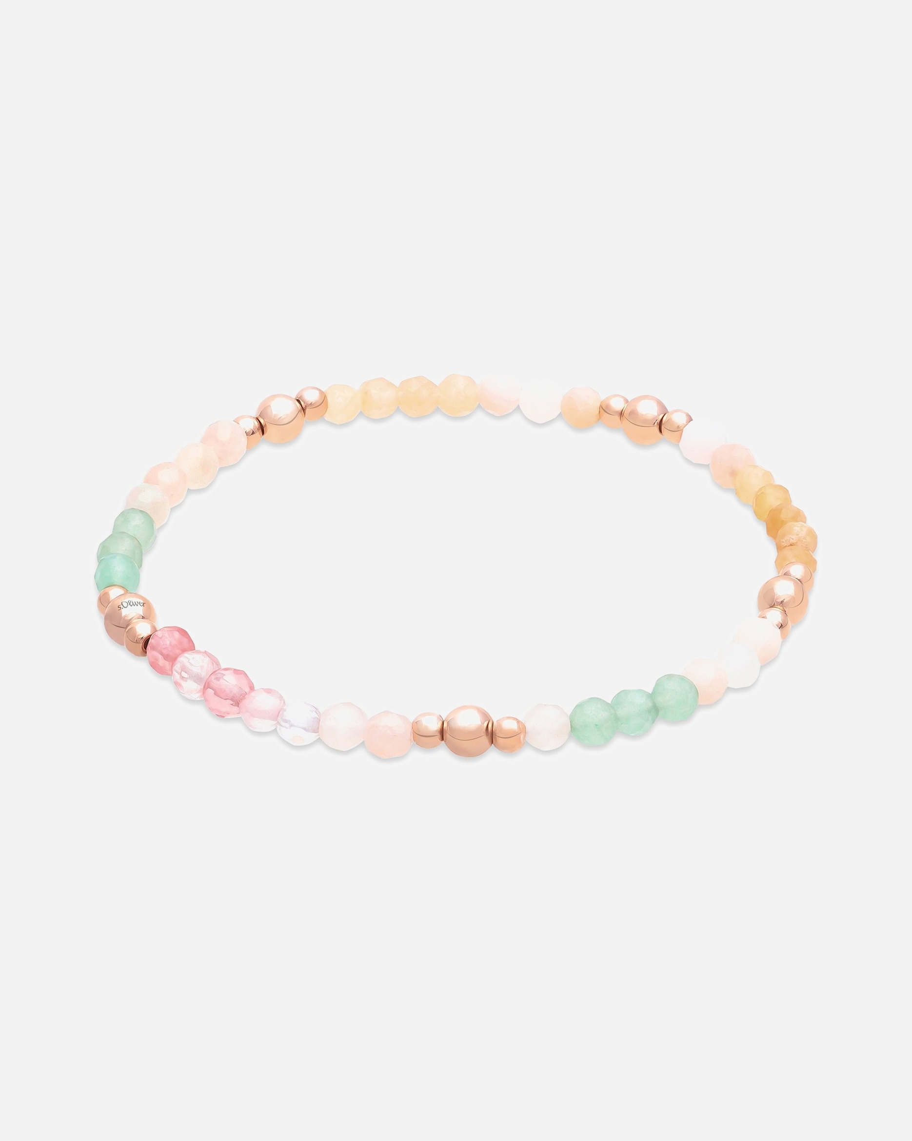 Armband für Weiblich s.Oliver Armband Edelstahl, Farbstein roségold