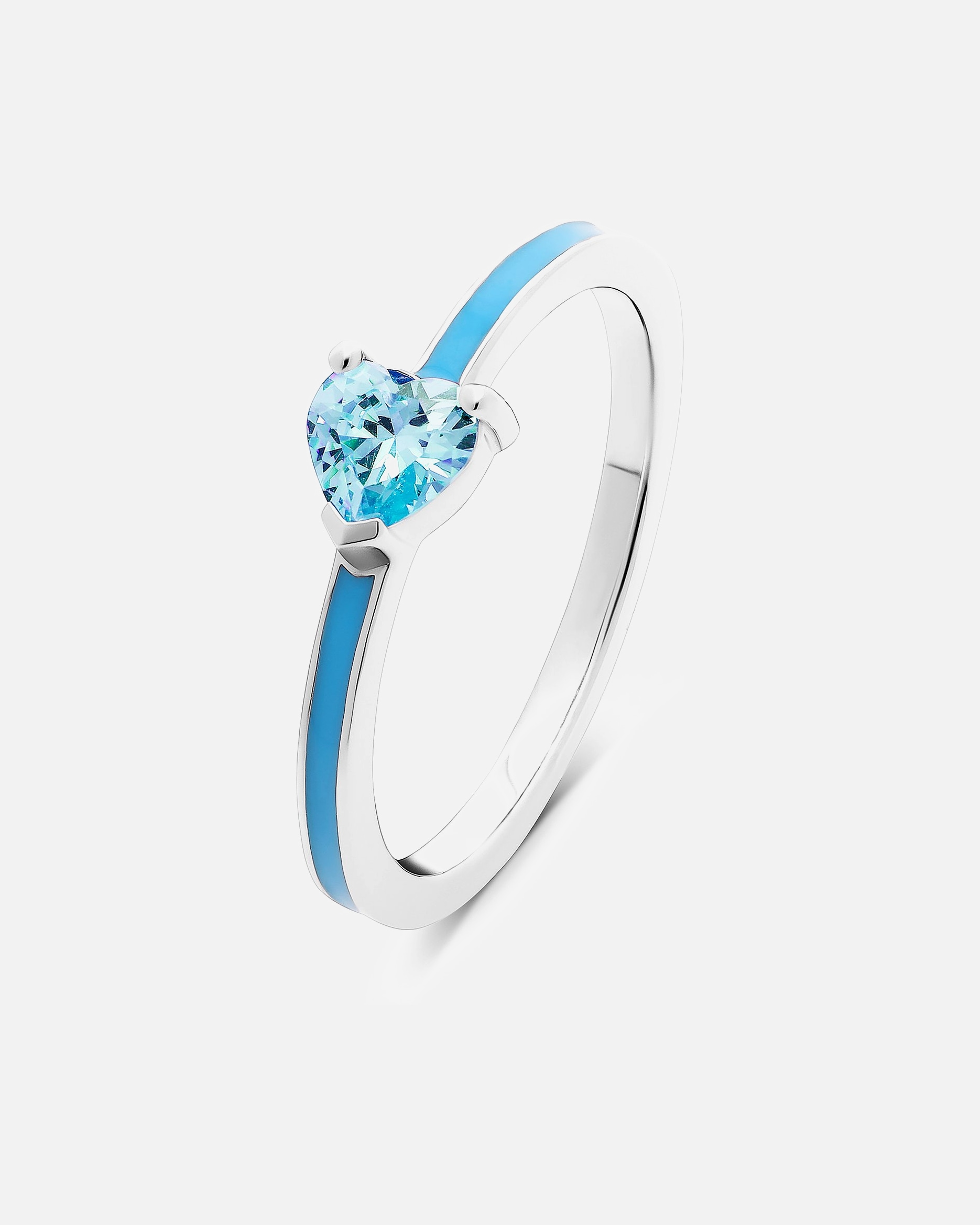 Ring für Weiblich Jette Damenring 925er Silber, recycelt, Emaille 63