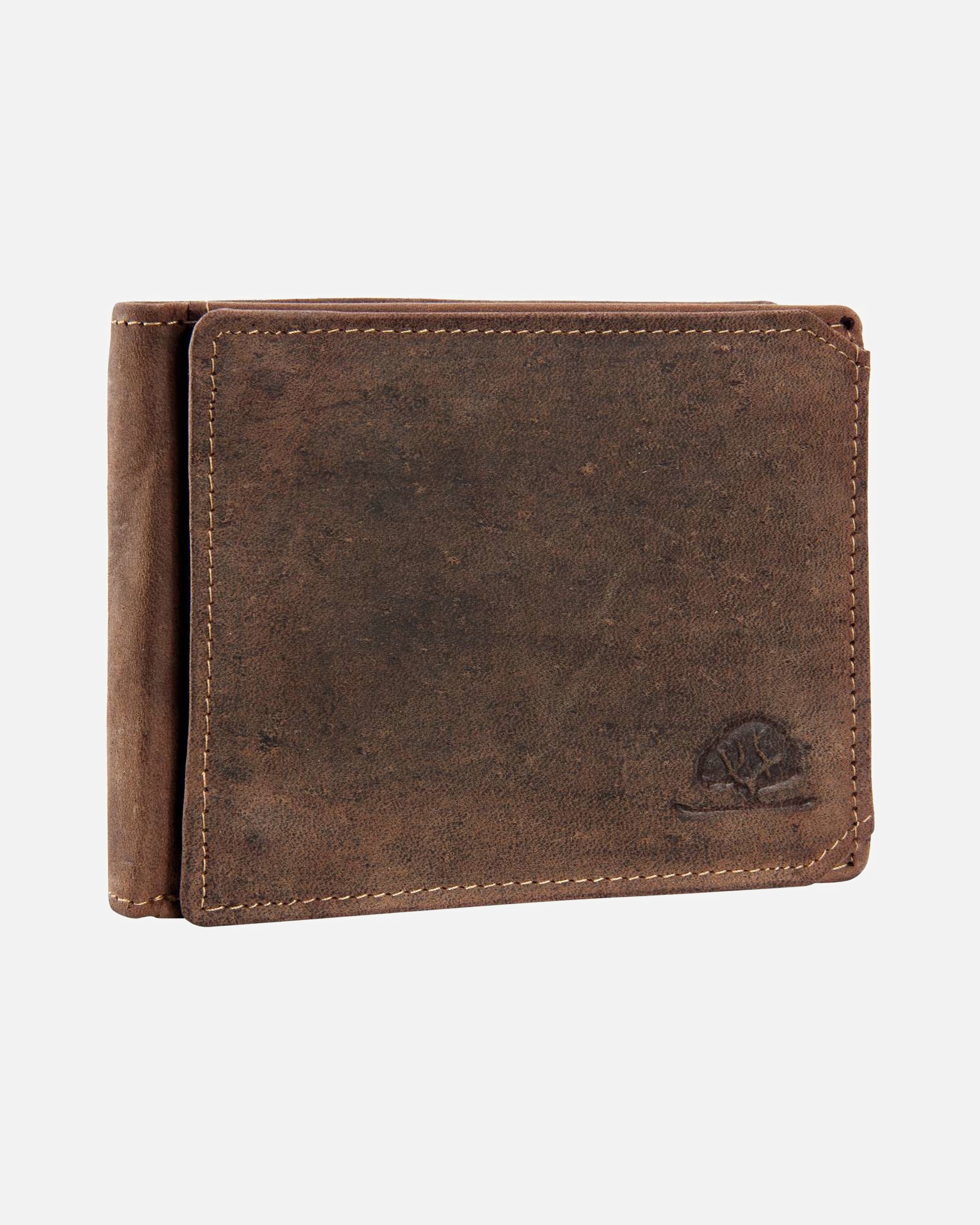 Portemonnaie für Männlich Greenburry Geldbörse Vintage 2tlg. patented Sattelbraun