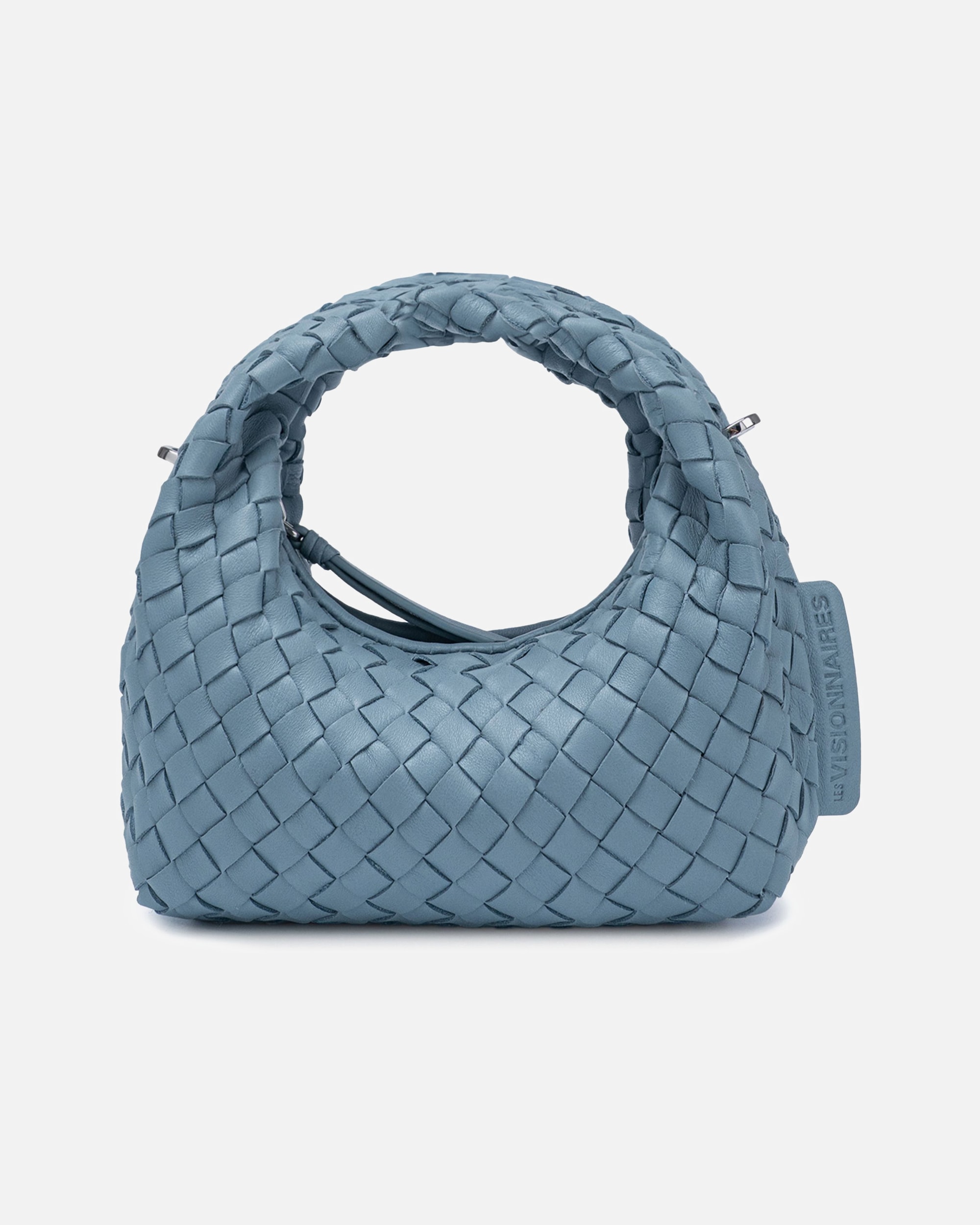 Tasche für Weiblich LES VISIONNAIRES Default Brand Line Greta Micro weave Henkeltasche celeste
