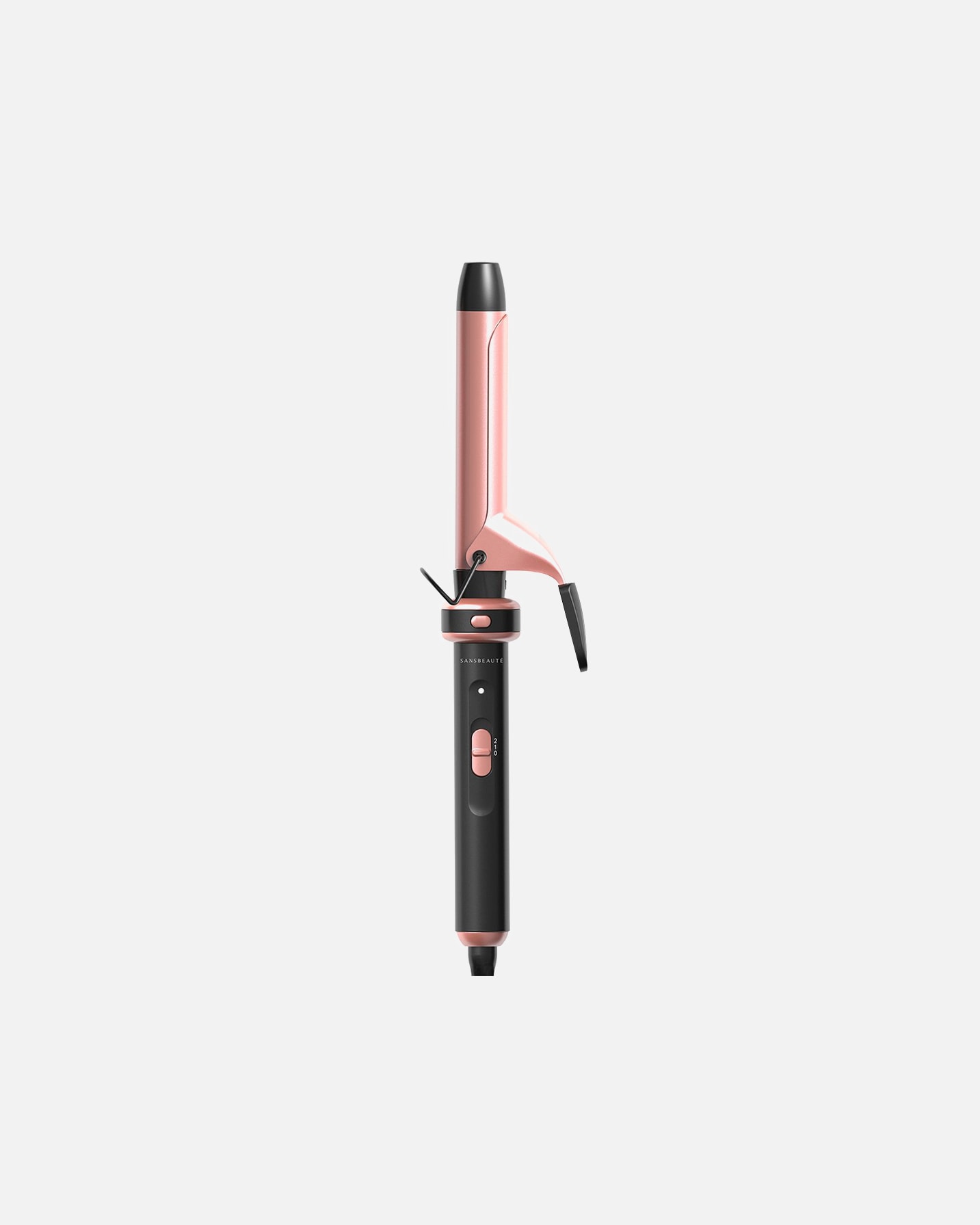 Lockenstyler für Unisex Lockenstab mit Klemme – 25 mm Schwarz