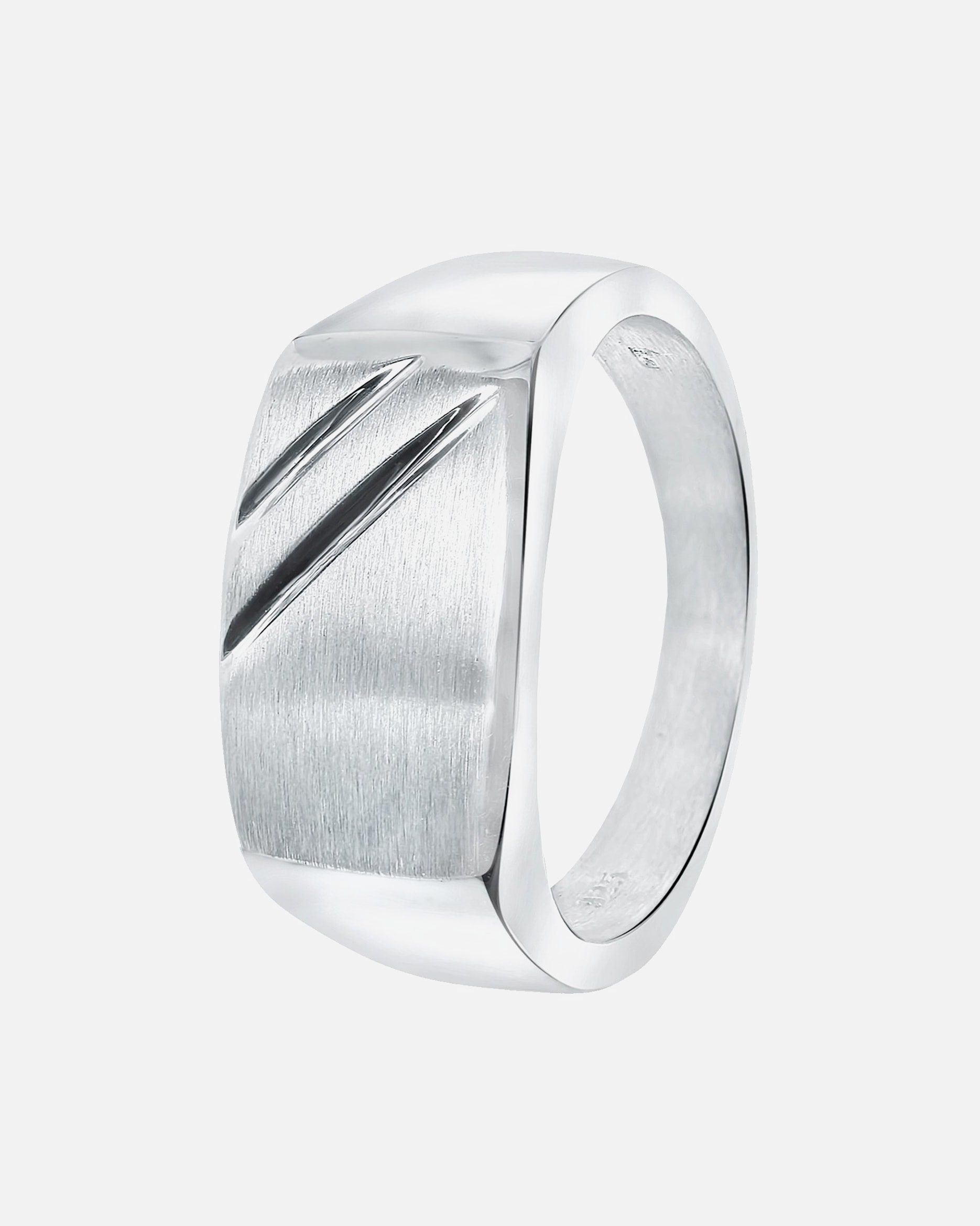Ring für Männlich Lucardi Ringe 925 Silber - silbern 58mm