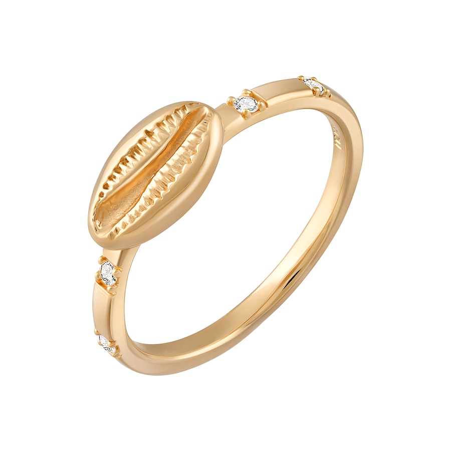 caï Ring 925/- Sterling Silber Zirkonia 060 (19,1) Weiss Damen