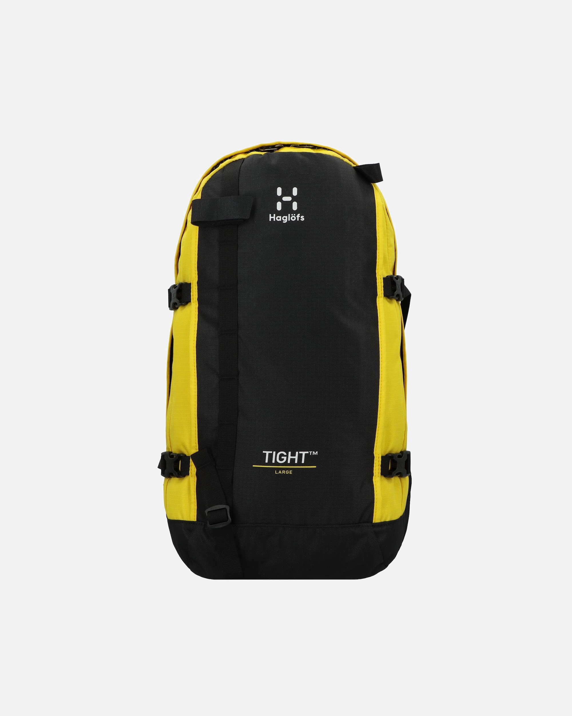 Rucksack für Männlich Haglöfs Tight Rucksack true black-bright yellow