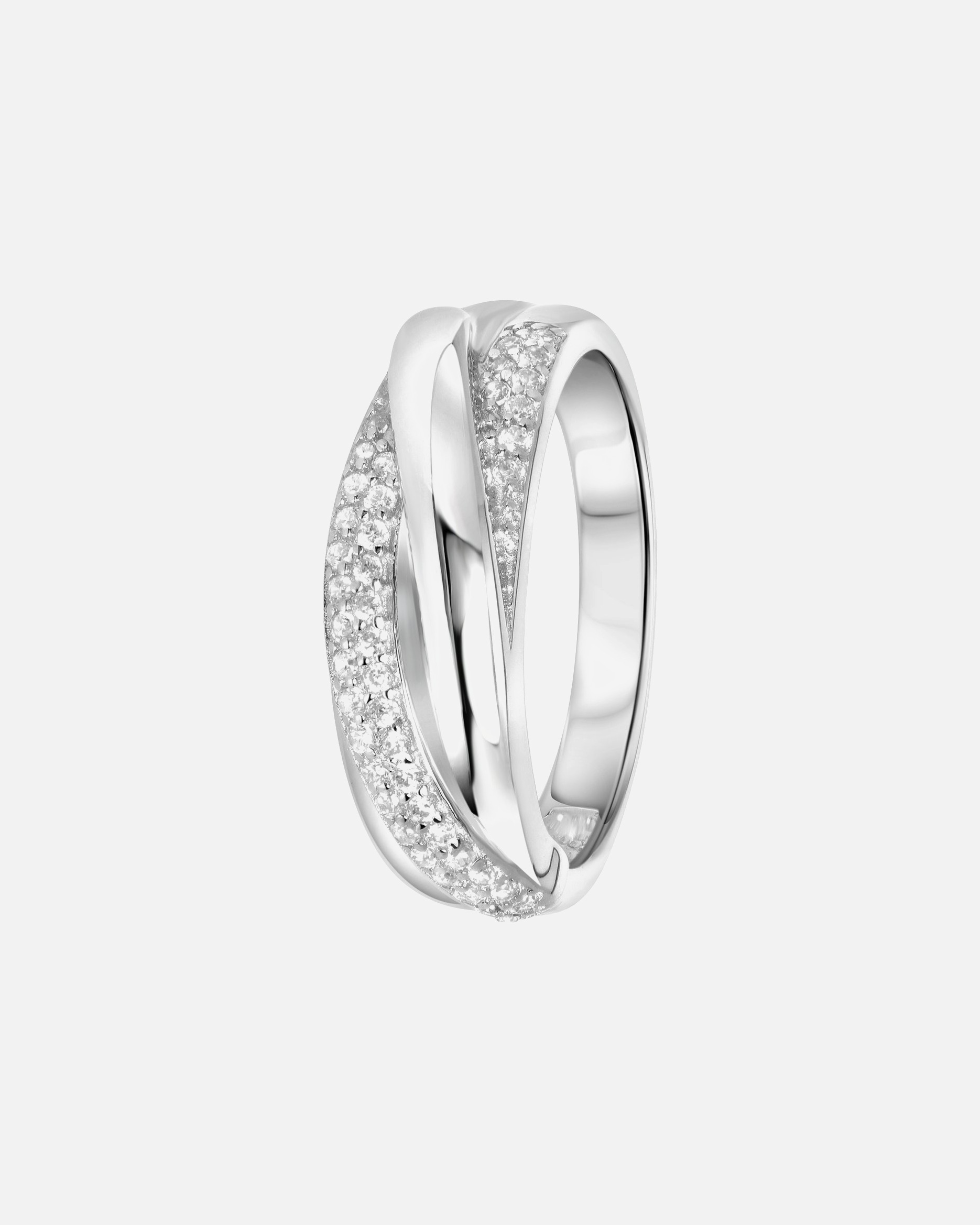 Ring für Weiblich Lucardi Ringe 925 Silber - silbern 58mm