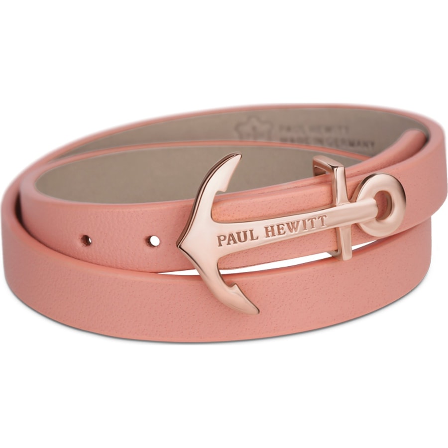 Paul Hewitt Armband Leder, Edelstahl S Damen