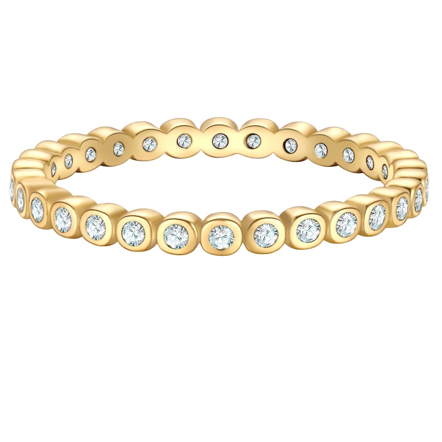 Glanzstücke München Ring aus Sterling Silber in gelbgold mit Zirkonia 48 Damen