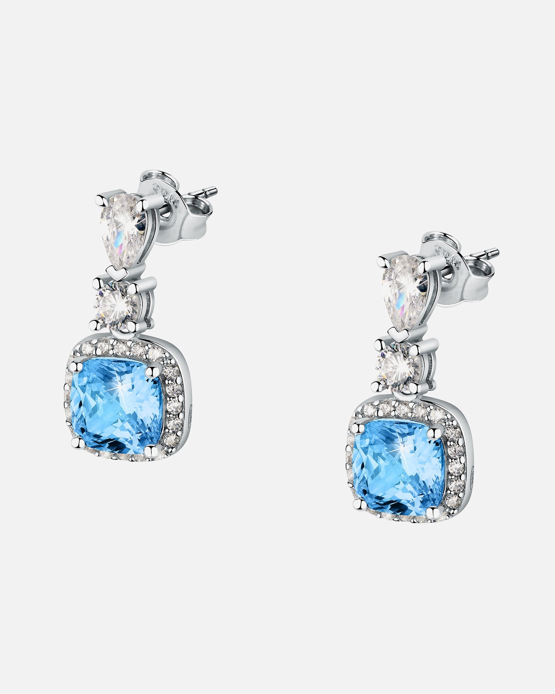 Ohrringe für Weiblich Morellato Default Brand Line Ohrhänger 925er Silber, recycelt One Size