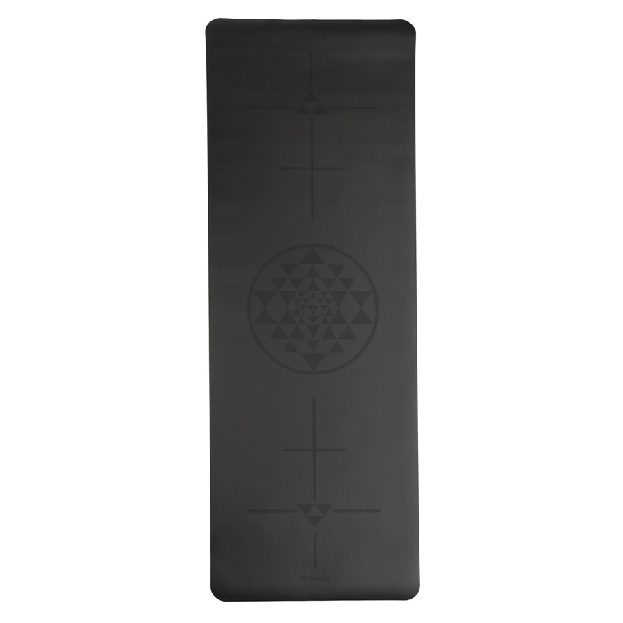 bodhi PHOENIX Mat 4.0 schwarz mit Design Alignment-Yantra Alignment-Yantra,