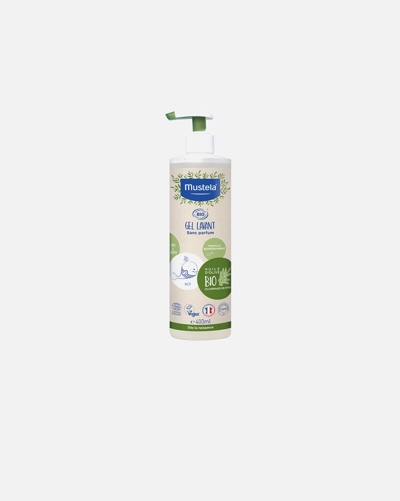 Babyduschgel für Unisex Mustela BIO-Gel-Shampoo 400 ml