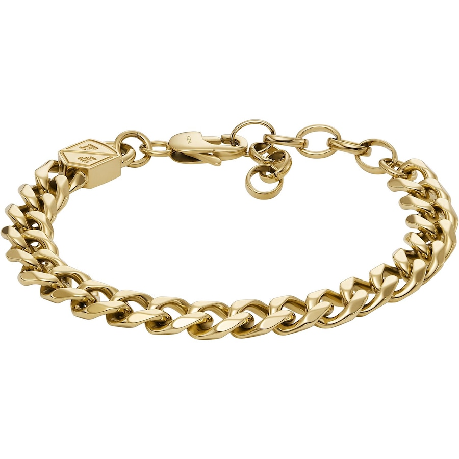 Fossil Armband Edelstahl gold Herren