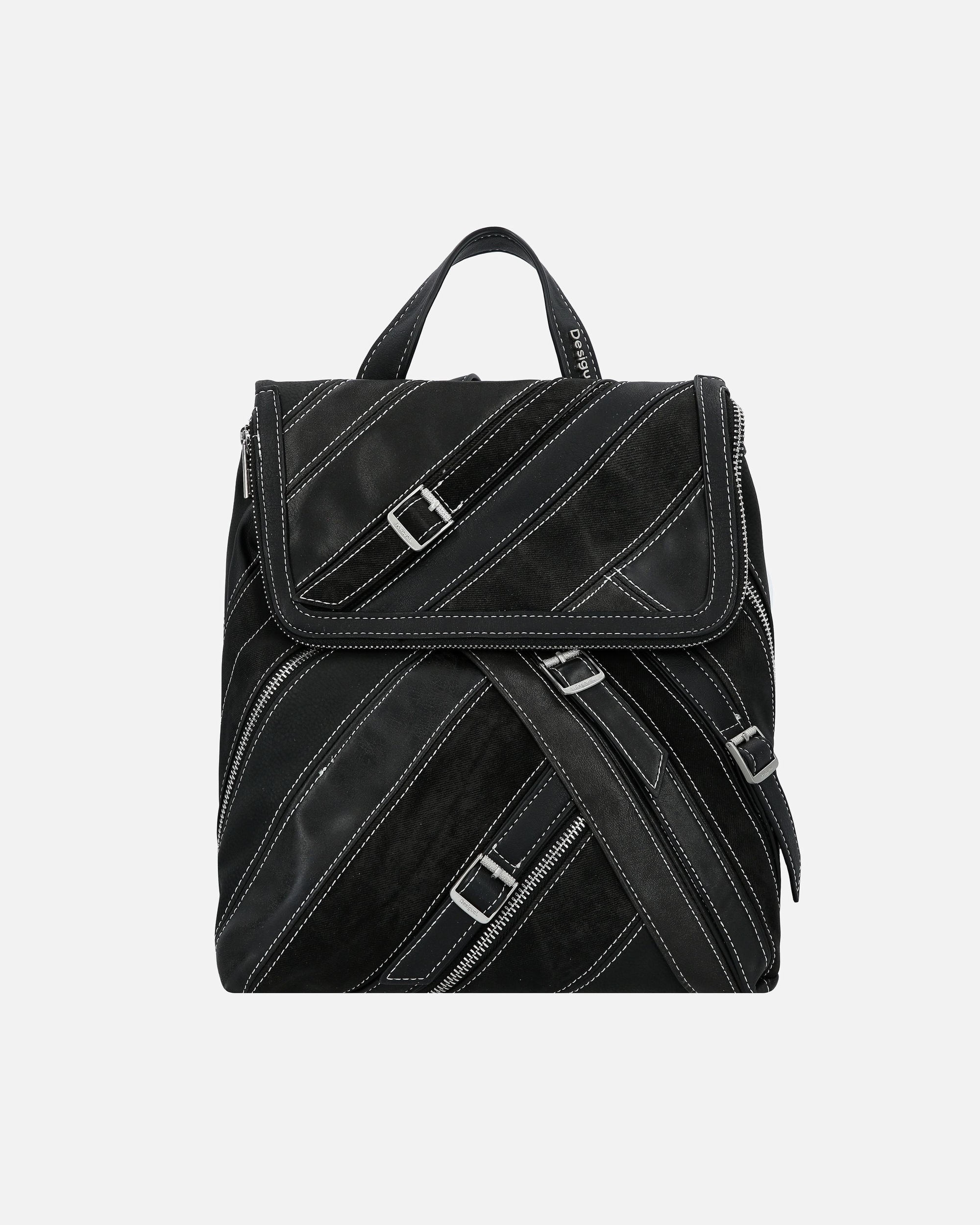 Rucksack für Männlich Desigual Fibonacci City-Rucksack schwarz
