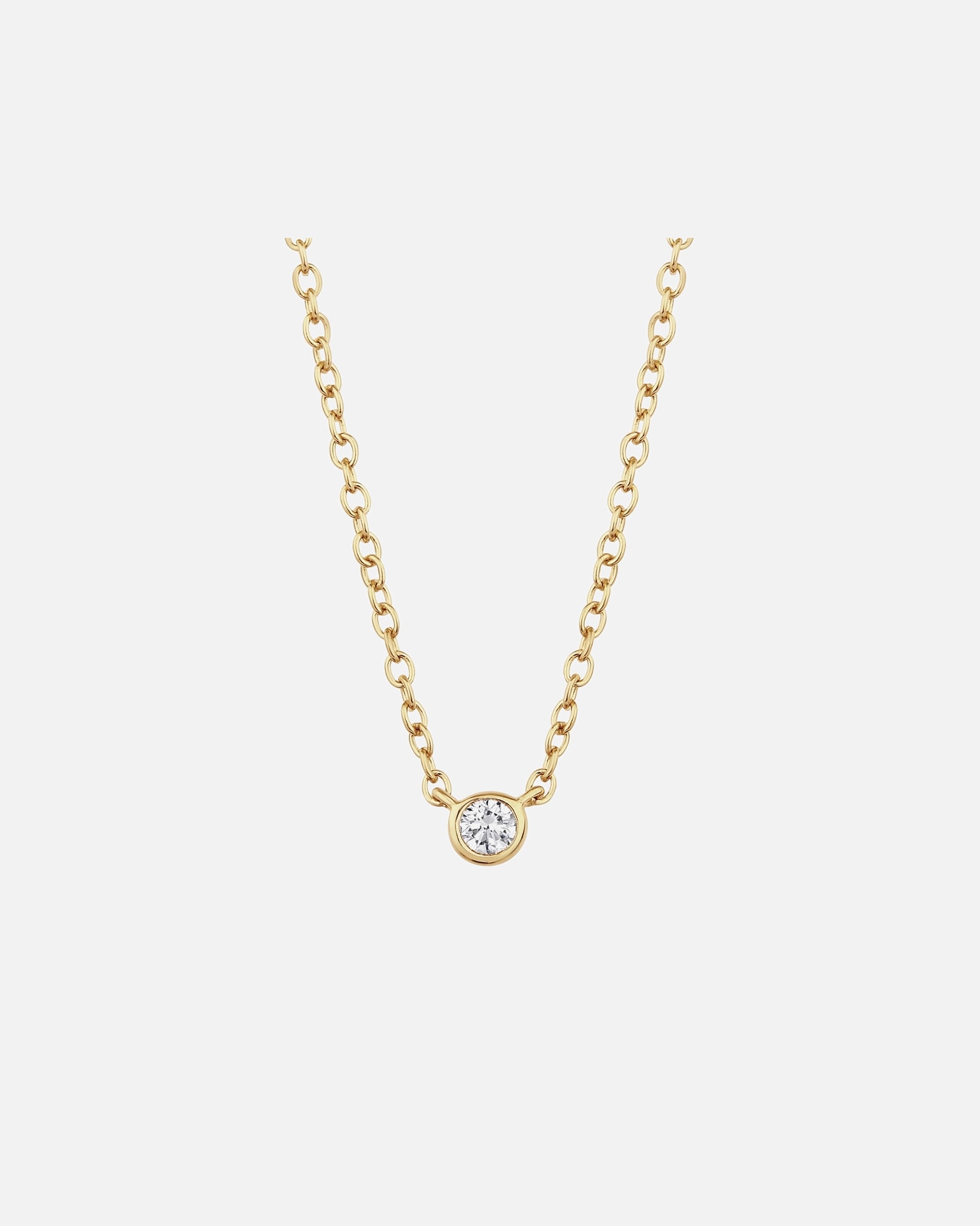 Halskette für Weiblich Glanzstücke München Halskette aus Sterling Silber in gelbgold mit Topas 40,0 cm Basislänge + 5,0 cm Verlängerung