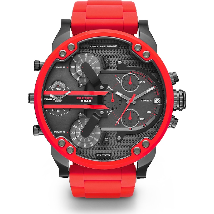 Diesel Herrenuhr Edelstahl One Size Herren