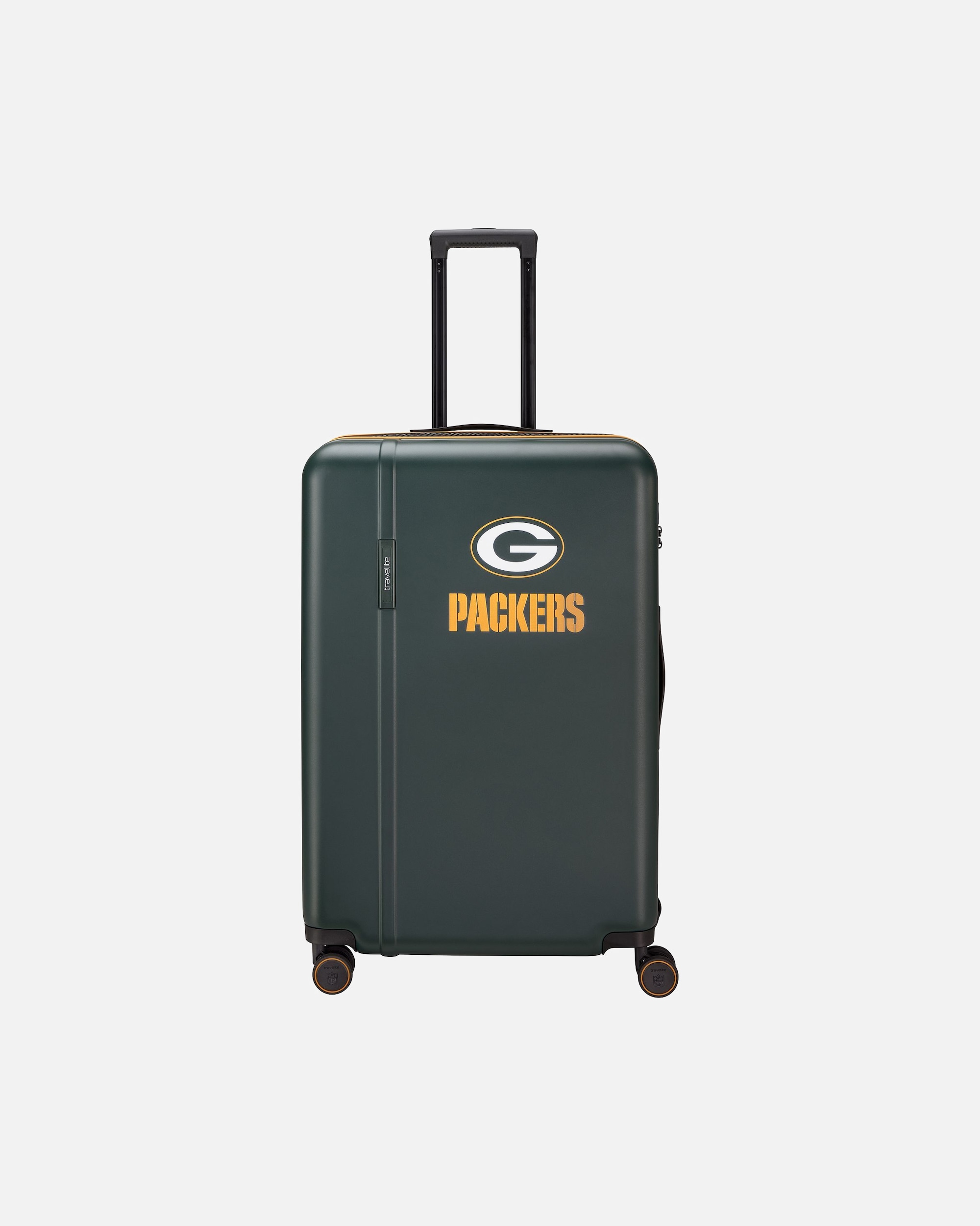 Trolley für Männlich Travelite travelite x NFL 4 Rollen Trolley L 76 cm green bay packers
