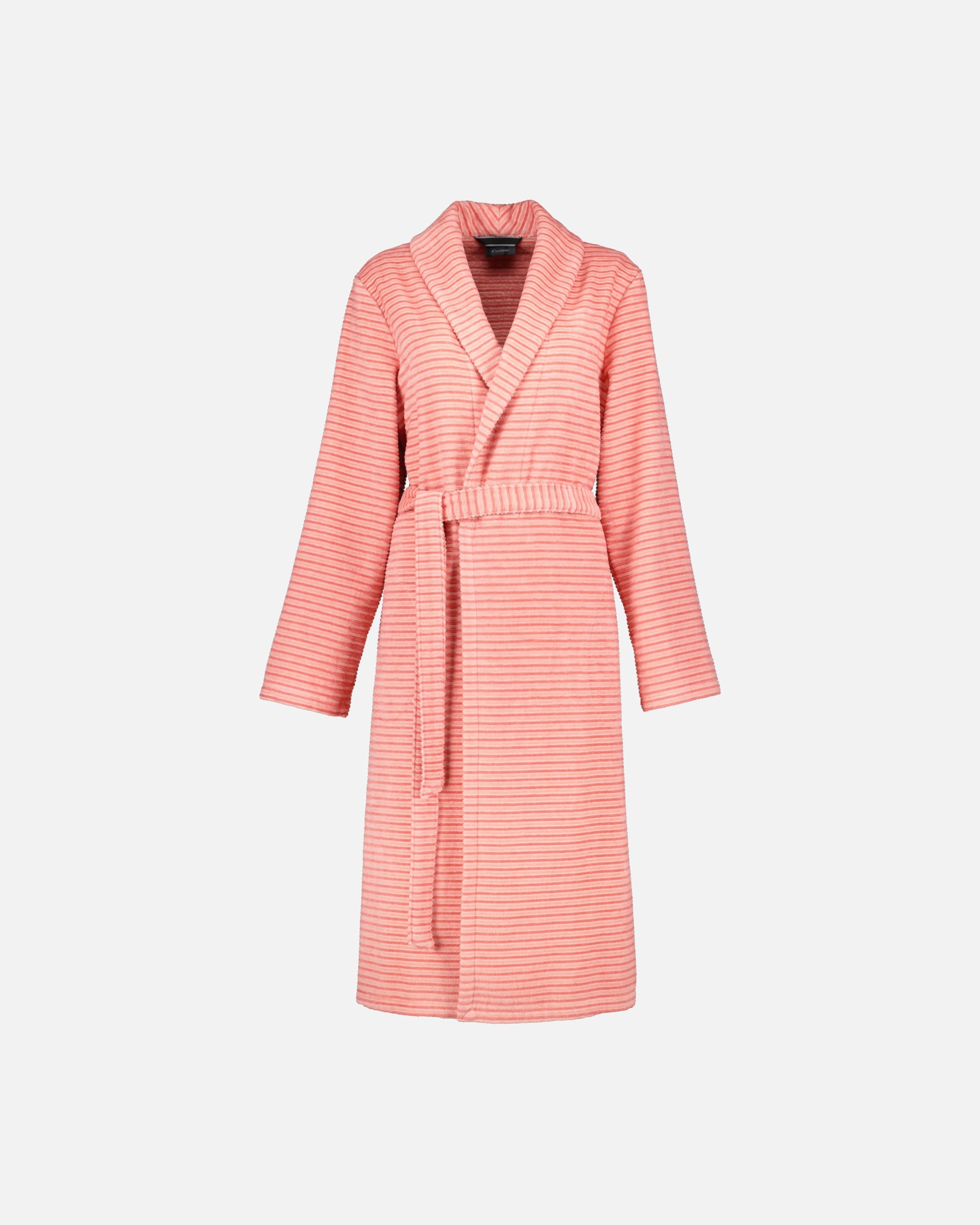 Bademantel für Weiblich Cawö Cawö Bademäntel Damen Schalkragen Schalkragen 5316 koralle - 22 S