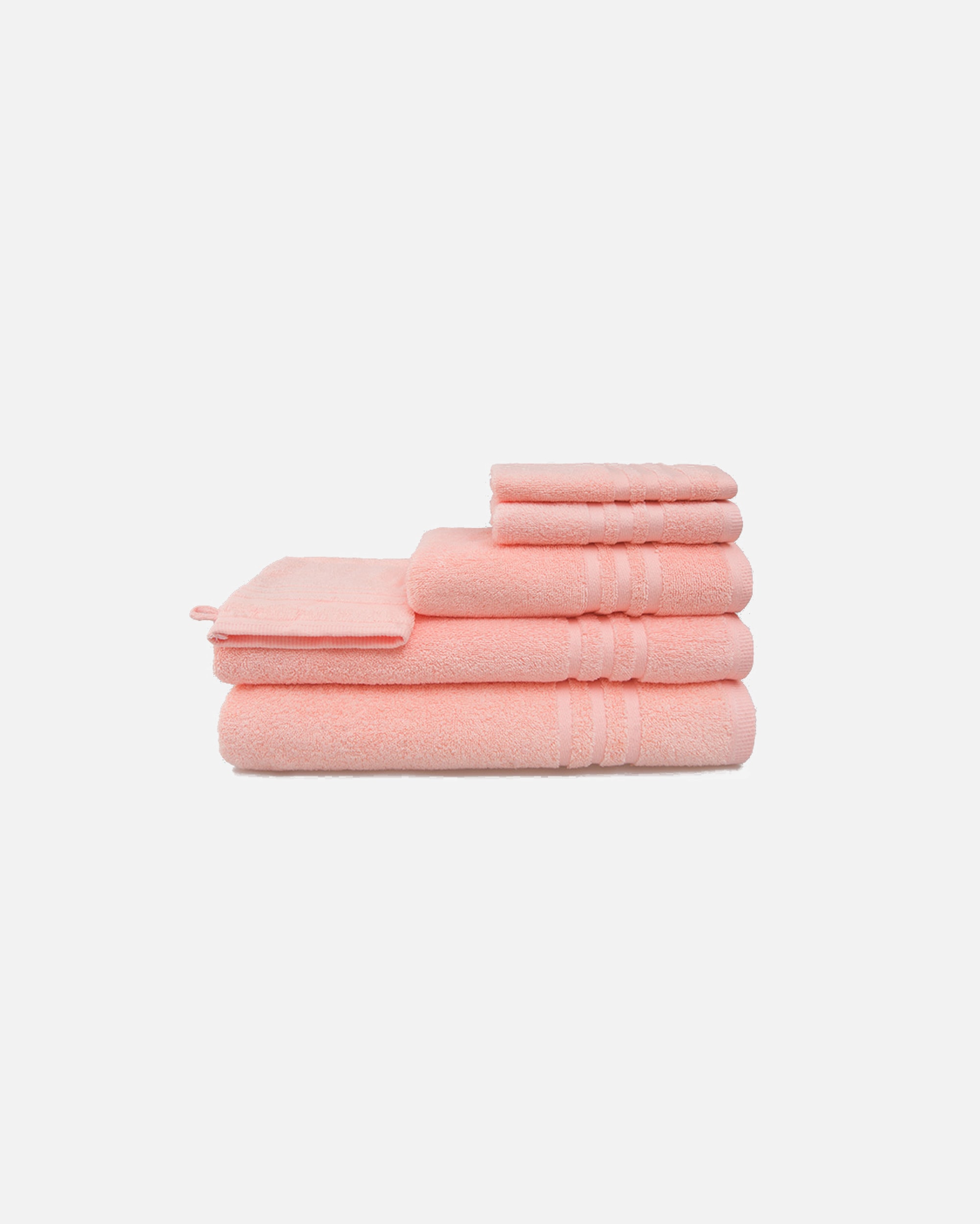 Handtuch für Unisex grace grand spa Handtuch Aktion mit Streifen-Bordüre pink