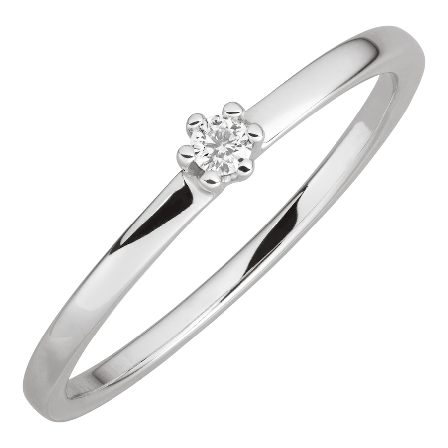 Orolino Ring 585/- Gold Brillant weiß 0,05ct. 054 (17,2) Damen
