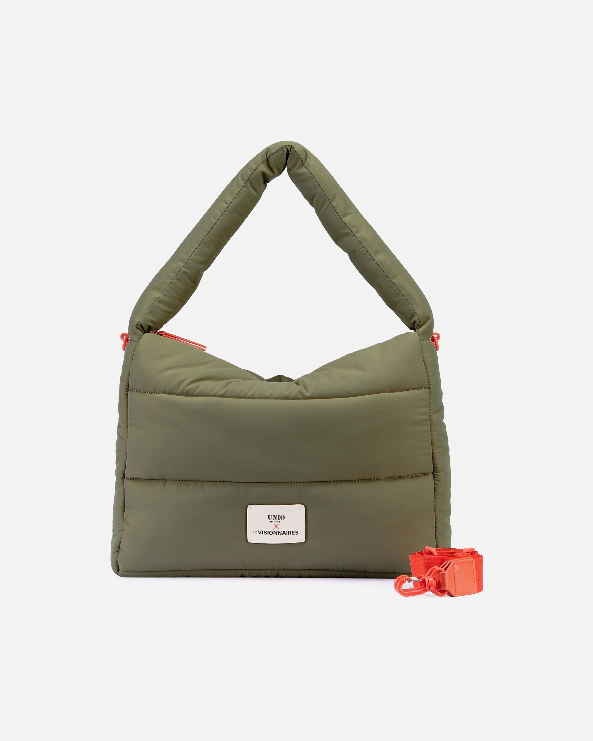 Clutch für Weiblich LES VISIONNAIRES Default Brand Line Unio Hobo Schultertasche deep forest