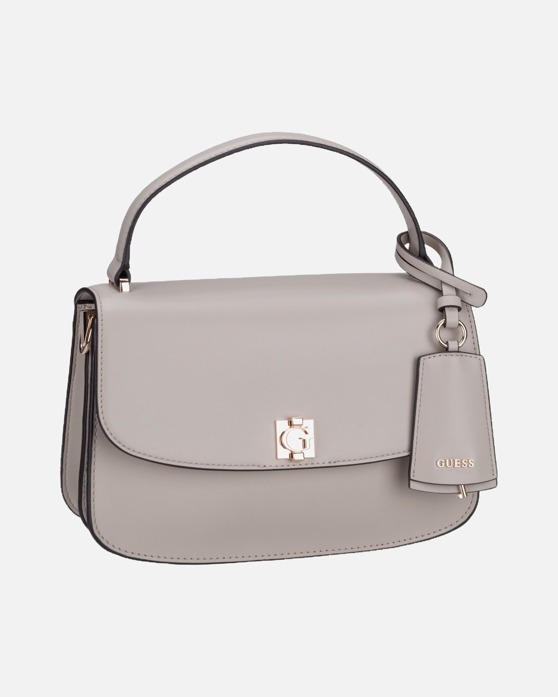 Handtasche für Weiblich Guess Handtasche Audrey Convertible Flap Light Taupe