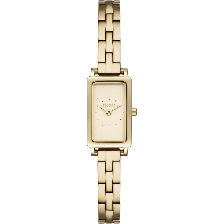 Skagen Damenuhr Edelstahl gold Damen