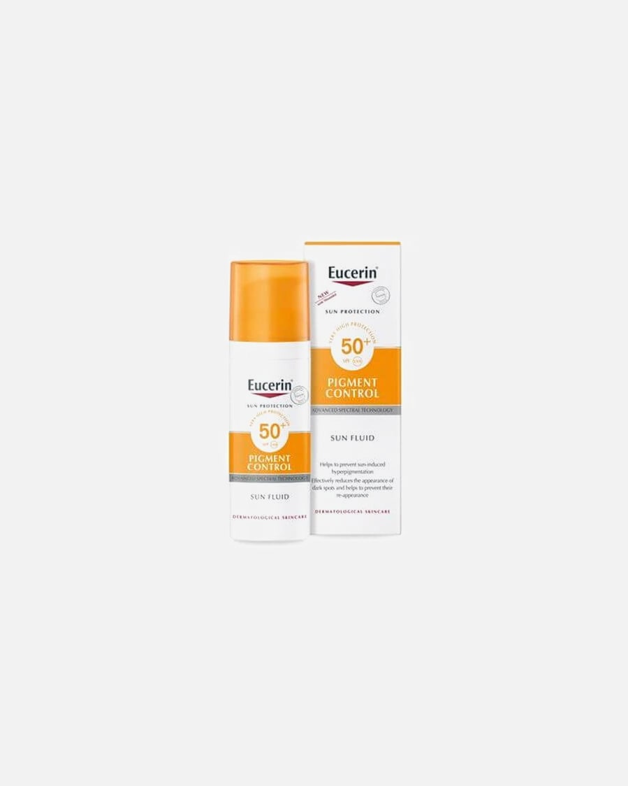 Sonnencreme für Unisex Eucerin EUCERIN Sun Fluid Pigment Control LSF 50+ 50 ml