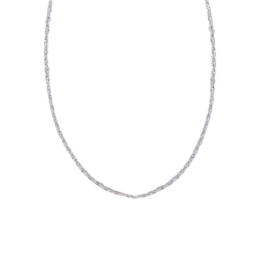 Lucardi Halskette 925 Silber - silbern 42.0mm Damen