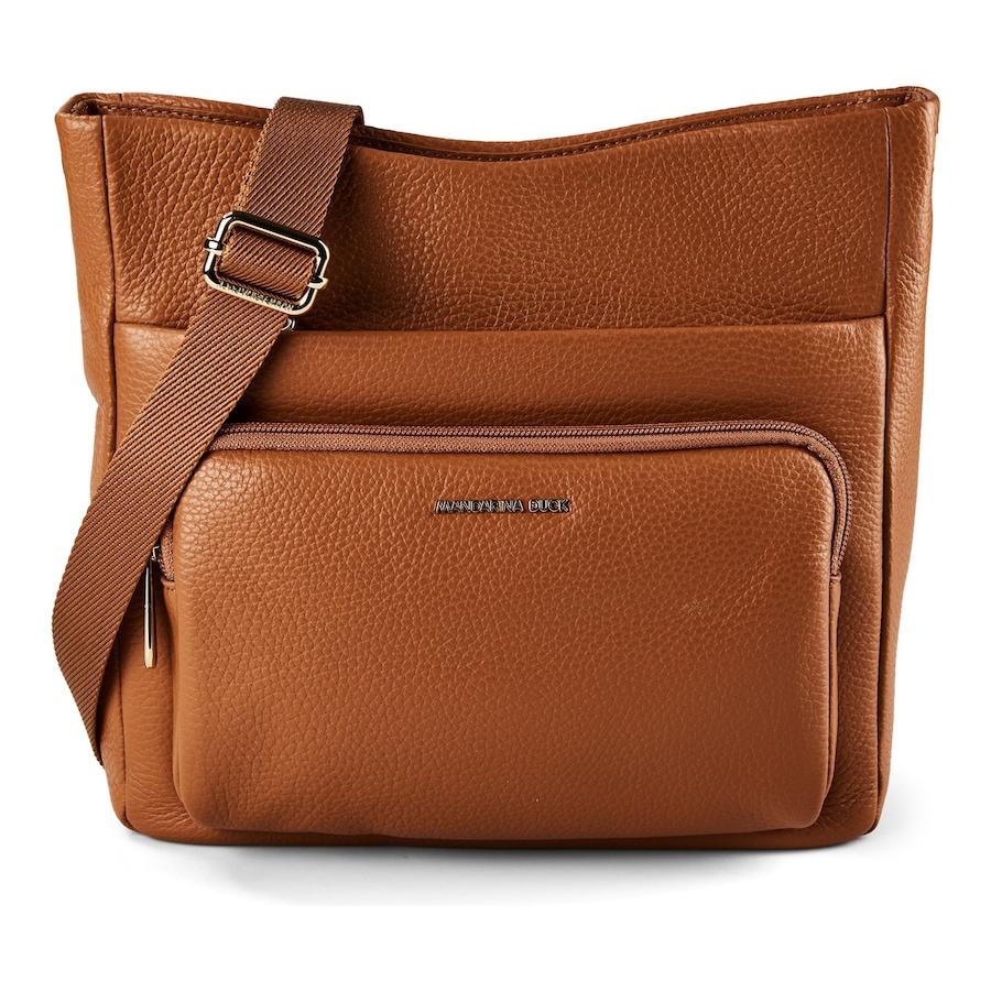 Mandarina Duck Mellow Leather Umhängetasche pecan nut Hellbraun Damen