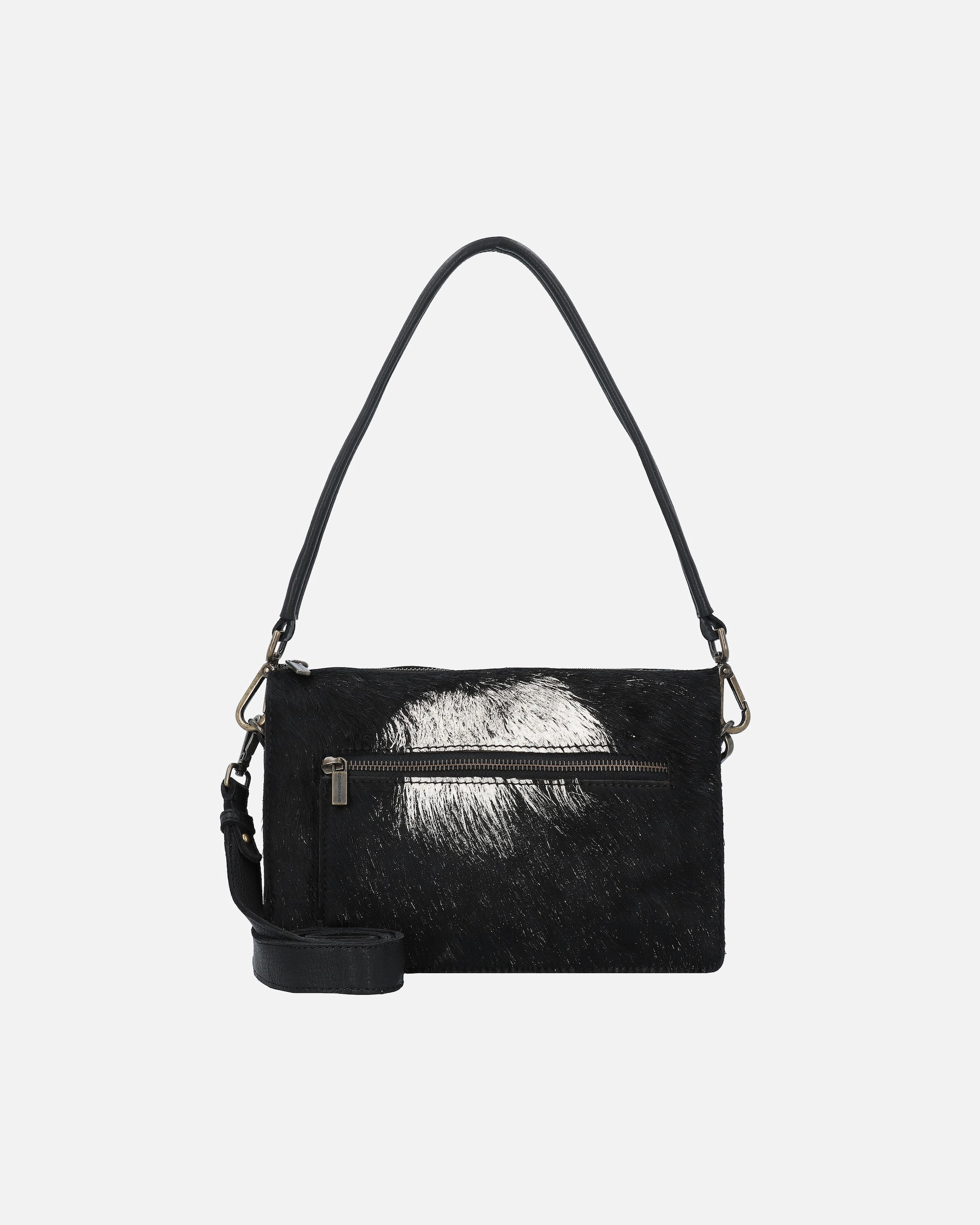 Handtasche für Weiblich Cowboysbag Bloomfield Umhängetasche black-gold hair on