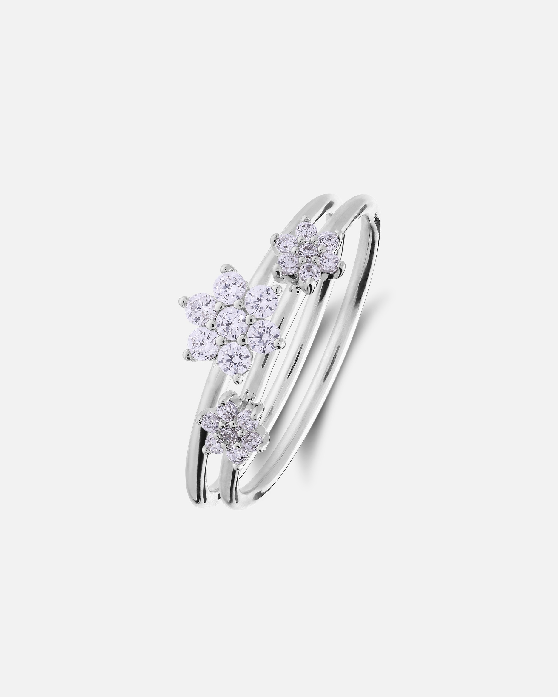 Ring für Weiblich Lucardi Ring - 925 Silber Silber - 58mm