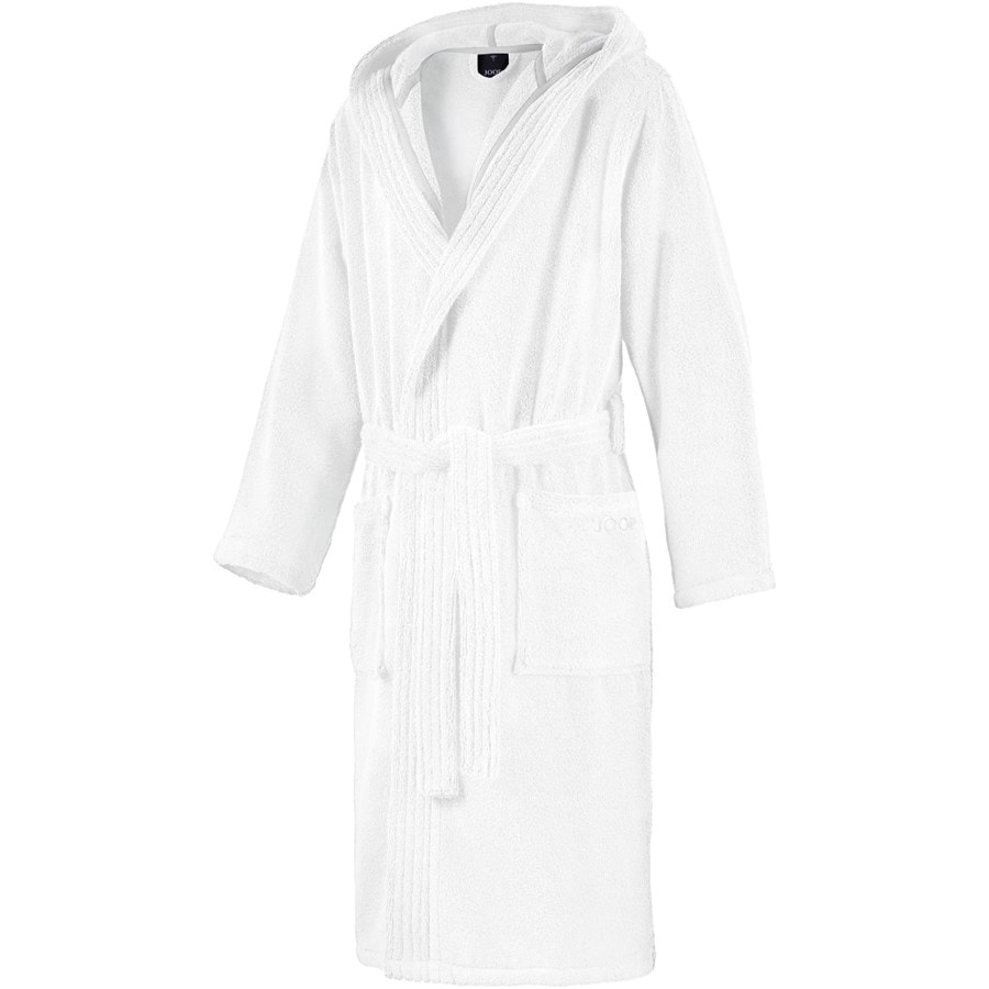JOOP! Bademantel mit Kapuze Weiß Größe 54 / 60 Weiss Herren