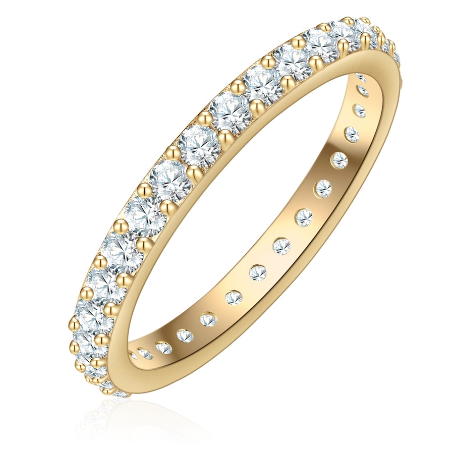 Glanzstücke München Ring aus Sterling Silber in gelbgold 48 Damen