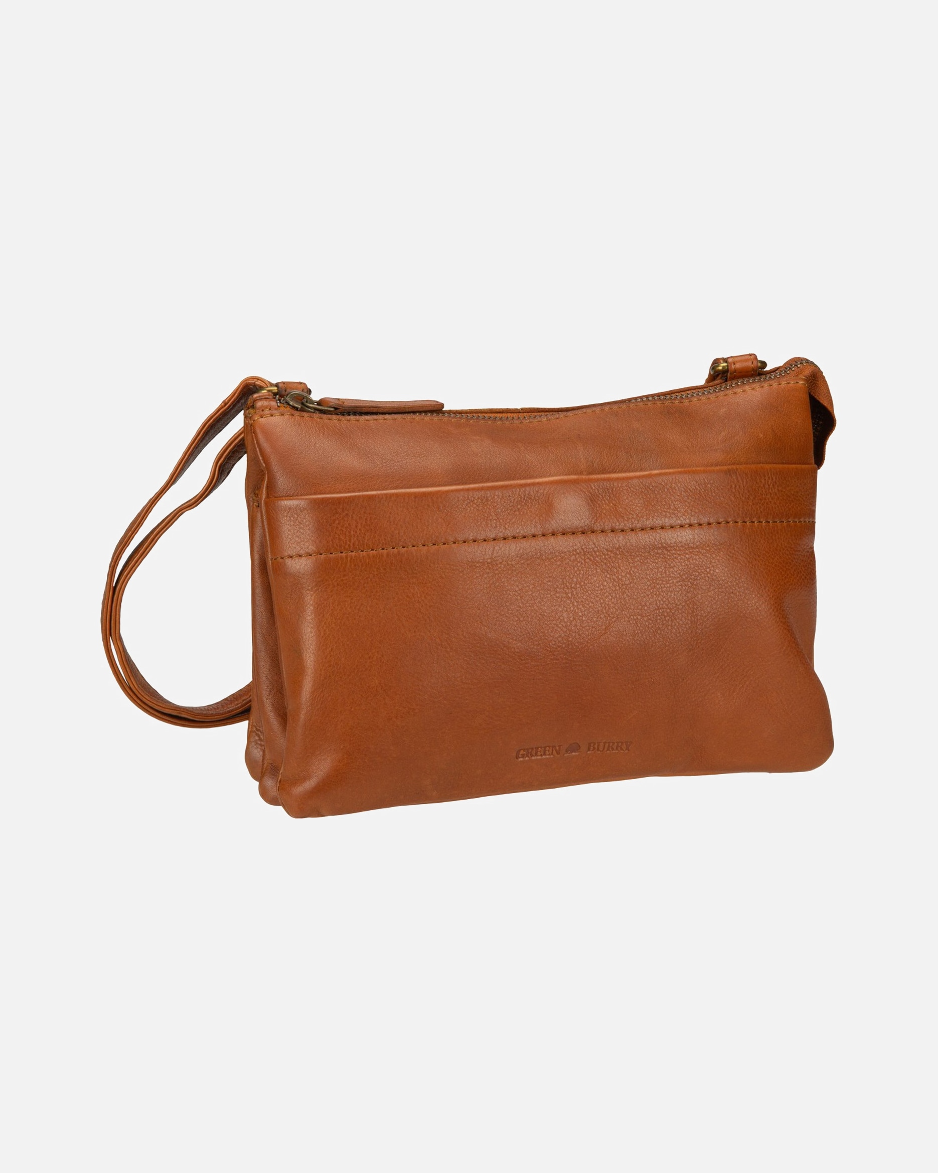 Rucksack für Unisex Greenburry Bodybag Colombiana Rv 3 Zip Medium Nougat