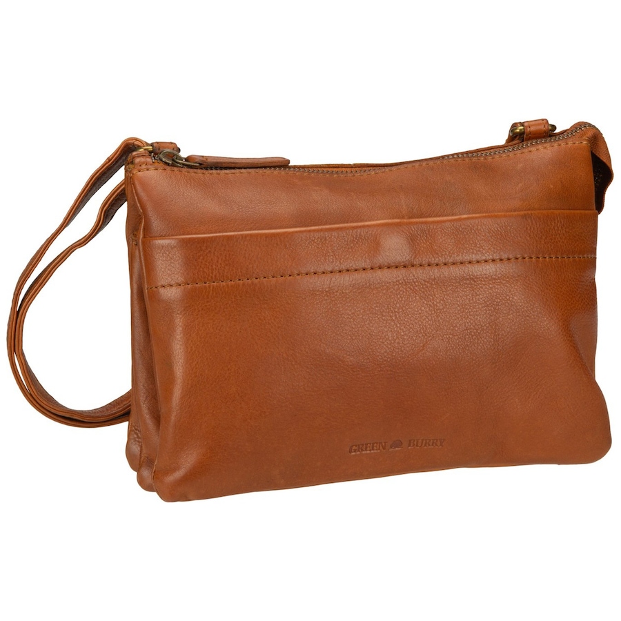 Greenburry Bodybag Colombiana Rv 3 Zip Medium Nougat Braun