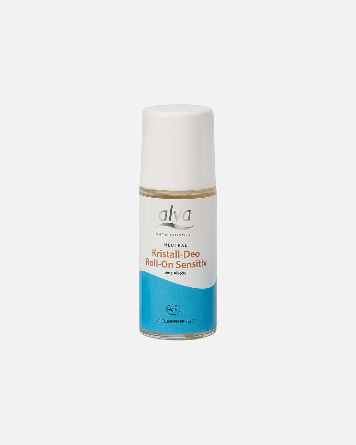 Deodorant für Unisex Alva Naturkosmetik Kristall Deo - Roll-On Sensitiv 50 ml